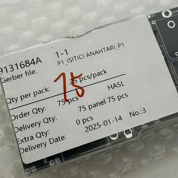 9131684A PCB Elektronik Devre Kartı 75 Adet - Resim 3