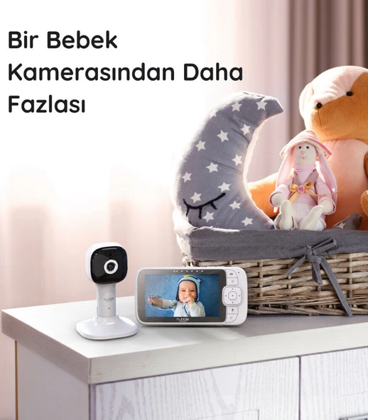 Motorola Hubble Nursery Pal Cloud Dijital Bebek Kamerası - Resim 3