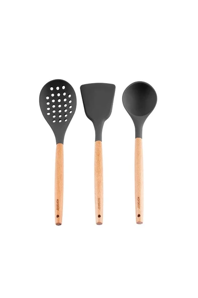 x Refika Swiss Crystal Purelıne İndüksiyon Tabanlı Servis Gereçli 12 Parça Tencere Seti Gri - Resim 7