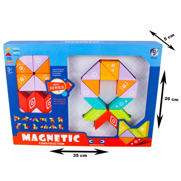 KZL 26 Parça Manyetik Zeka Blokları HD375A ürün görseli