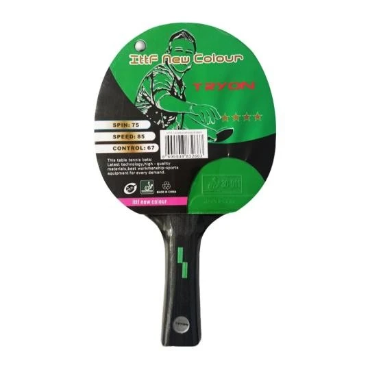 TRYON Yeşil Masa Tenisi Raketi MTR-160 ürün görseli 1