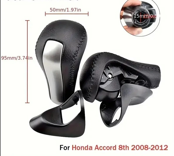 HONDA Accord 8. Nesil 2008-2012 Otomatik Vites Topuzu Deri Kaplamalı ürün görseli