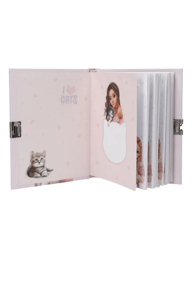 TOPModel KİLİTLİ GÜNLÜK - Resim 3