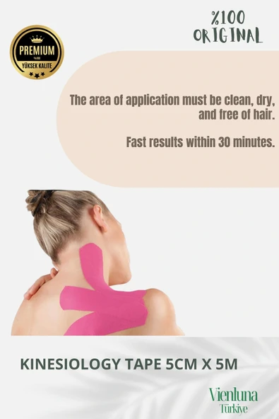 High Quality Waterproof Breathable Athletic Elastic Muscle Pain Kinesiology Tape - Resim 4