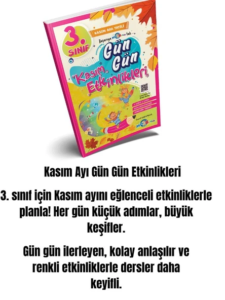 MAVİ BONCUK 3.SINIF GÜN GÜN KASIM ETKİNLİKLERİ!!! ürün görseli