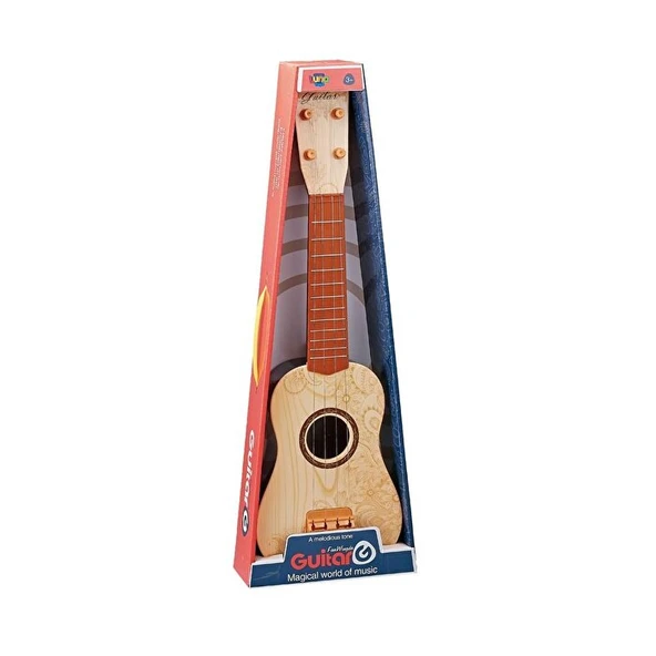 Mega İlk Klasik Gitarım Çiçek Desenli 55 Cm 83802 ürün görseli