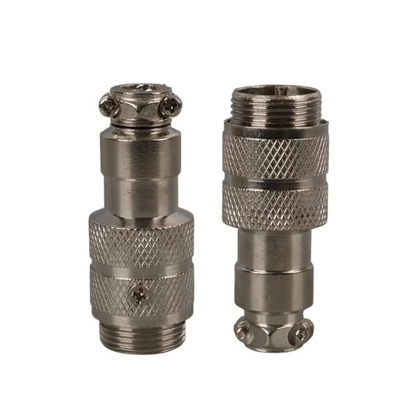 Mayk GX16-5 Pinli Metal Erkek Konnektör (M16 - 16mm) - Resim 2
