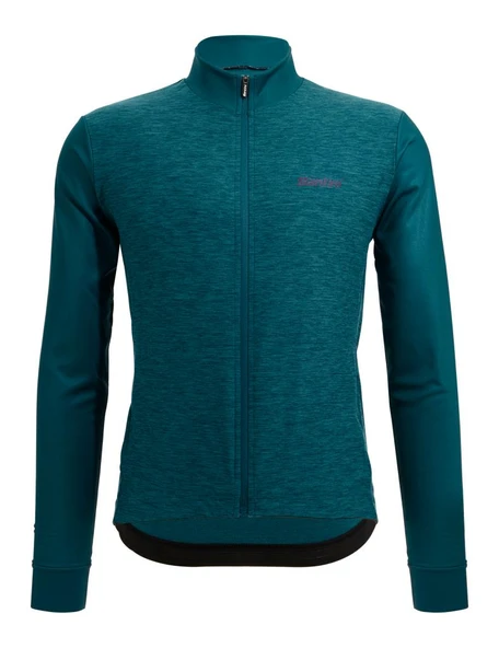 Santini Colore Puro Thermal Erkek Kışlık Bisiklet Forması 3W216075RCOLORPURO - Resim 7