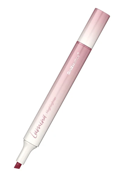 scriks lumina pastel tonlar fosforlu kalem lotus gül kurusu 1 adet ürün görseli 1