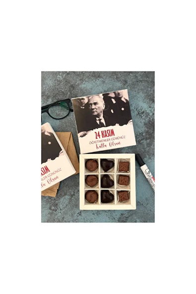 Nutat Öğretmenler Günü Çikolatası 9'lu Spesiyal ürün görseli