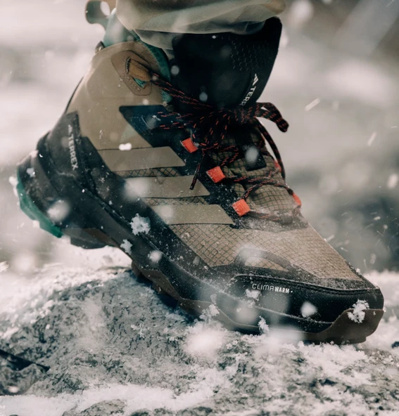 adidas Skychaser Ax5 Mıd Gtx Clım Erkek Outdoor Bot Bej JH7805 - Resim 3