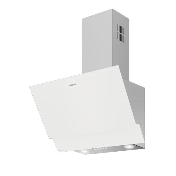 Altus ALA 510 W 60 cm Beyaz Cam Duvar Tipi Ankastre Davlumbaz - Resim 2