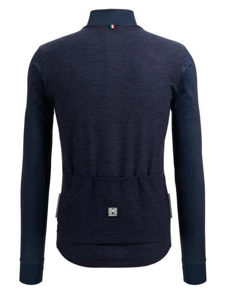 Santini Colore Puro Thermal Erkek Kışlık Bisiklet Forması 3W216075RCOLORPURO - Resim 6