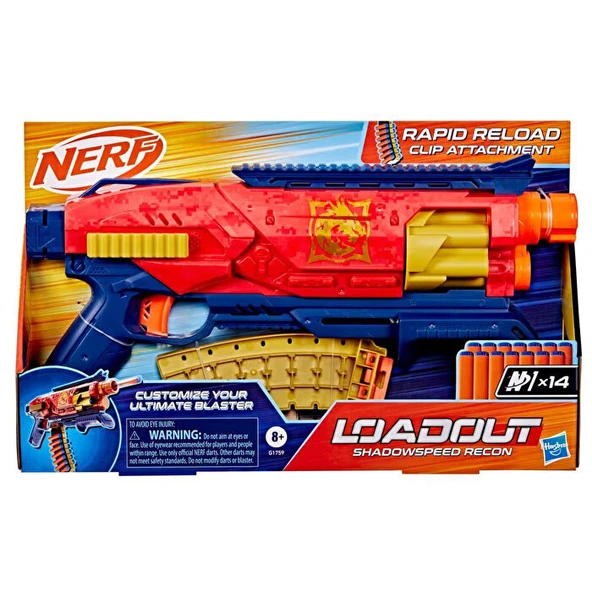 Nerf Loadout Shadowspeed Recon G1759 - Resim 4
