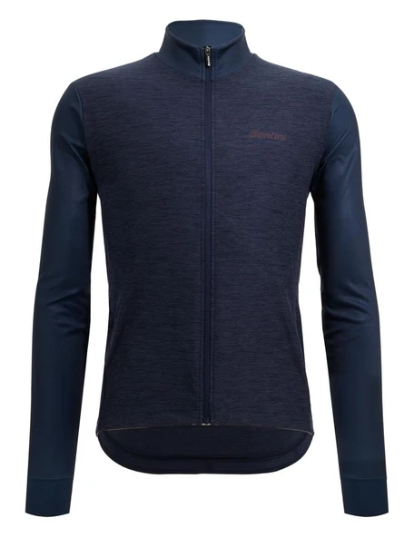 Santini Colore Puro Thermal Erkek Kışlık Bisiklet Forması 3W216075RCOLORPURO - Resim 4