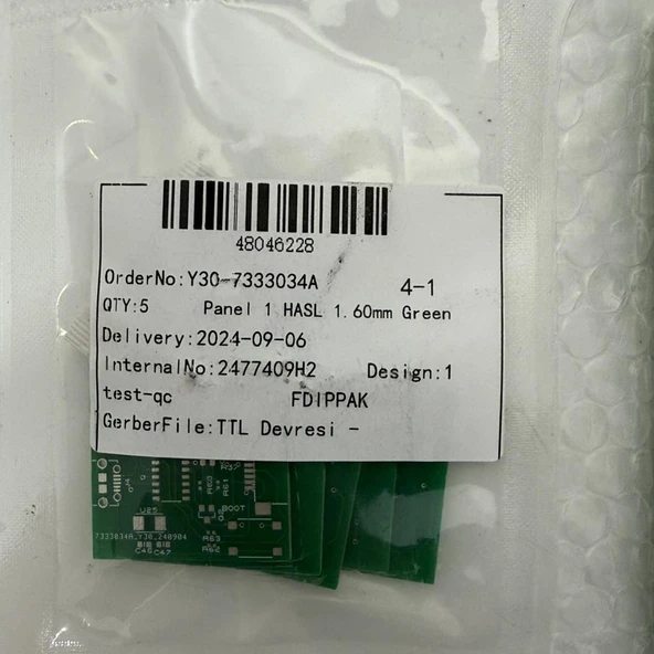 7333034A PCB Elektronik Devre Kartı 20 Adet - Resim 6