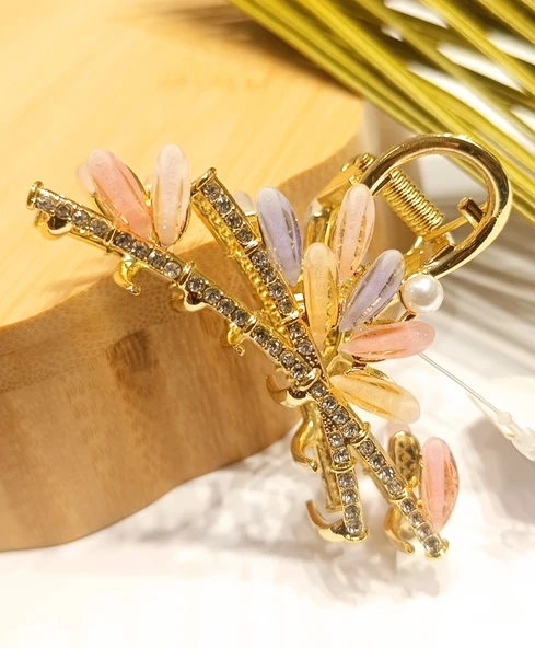 Monalisa Home 7 cm Lüks Renkli Parlak Taşlı Toka ürün görseli