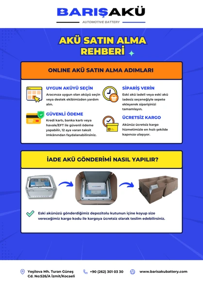 Uğur 12V 90 Ah 650 Cca Akü - 2025 Üretimli - Resim 2