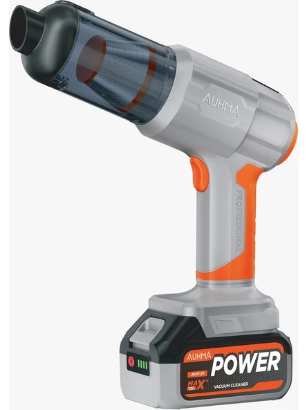 Auhma Ahv-21 25.000MAH Çift Bataryalı Ultra Çekim Güçlü Çantalı Araç Temizleme Süpürgesi ürün görseli