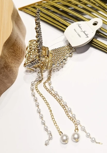 Monalisa Home 6 cm Lüks Gösterişli Renkli Metal Kıstırma Toka ürün görseli