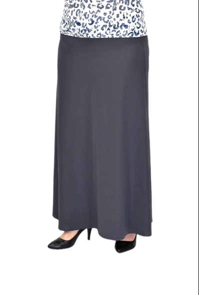 Kadın Uzun Lastikli Kloş Etek BGL-ST04728 - Resim 4