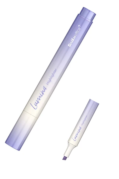 scriks lumina pastel tonlar fosforlu kalem açık mor 1 adet ürün görseli 1