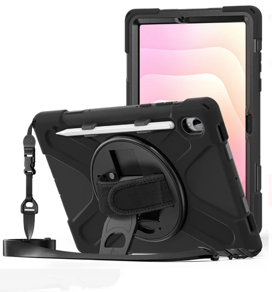 Galaxy Tab S11 (X730/X736) Uyumlu 11" Tam Koruma Sağlayan Defender Silikon Şok Emici Tablet Kılıfı ürün görseli 1