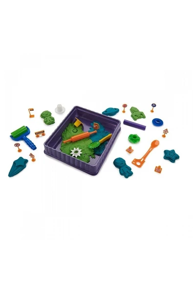 HOTWHEELS MONSTER TRAKS KİNETİK KUM SETİ - Resim 3