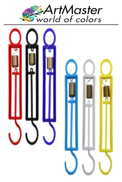 Dinamometre Renkli 5 Adet Deney Proje Yapım Seti Deney Malzemesi Okul Sınıf Deney Proje Tasarım İçin Dinomometre Modeli - Resim 2