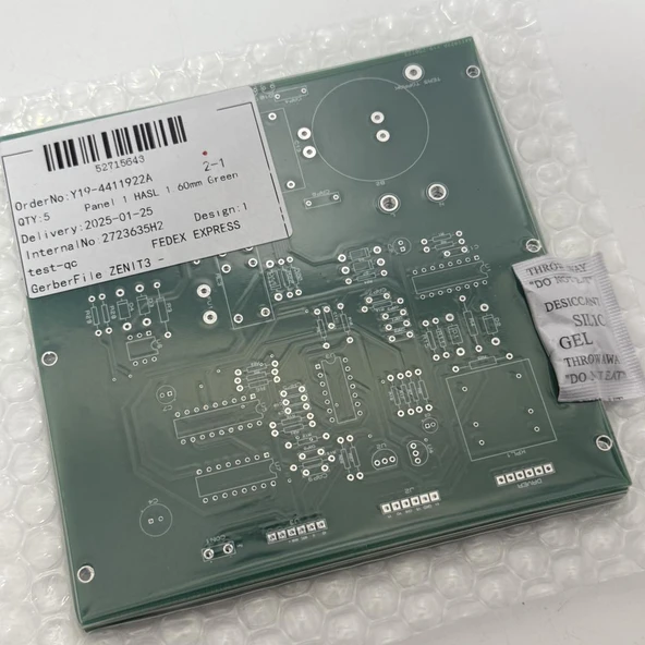 52715643 PCB Elektronik Devre Kartı 145x140mm 5 Adet - Resim 4