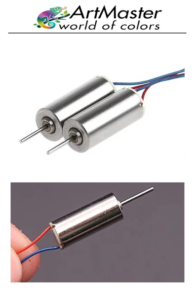 Mini Drone Motoru 5 Adet Çekirdeksiz Yüksek Hızlı Güçlü Deney Dc Dron Motoru Uçak Mini Drone Motoru Okul Helikopter - Resim 5