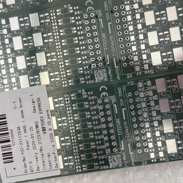 52718646 PCB Elektronik Devre Kartı 105x70mm 40 Adet - Resim 4