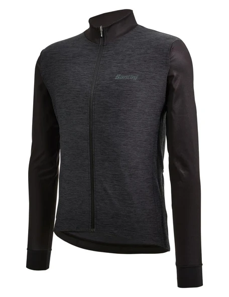 Santini Colore Puro Thermal Erkek Kışlık Bisiklet Forması 3W216075RCOLORPURO - Resim 2