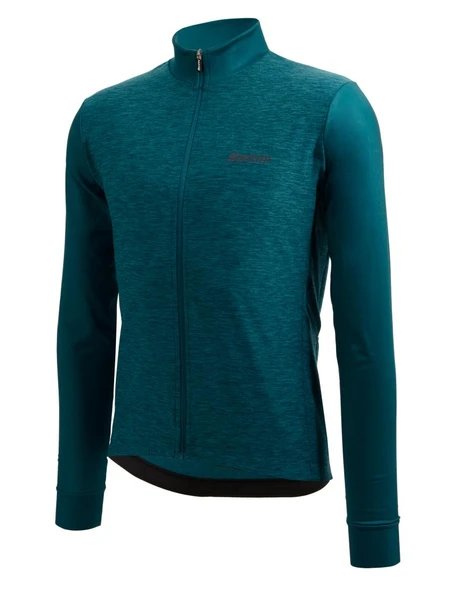 Santini Colore Puro Thermal Erkek Kışlık Bisiklet Forması 3W216075RCOLORPURO - Resim 8