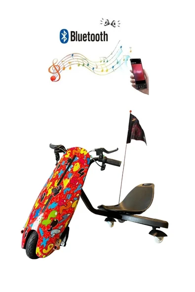 Citymate Drift Car Elektrikli Kaykay Bluetooth Dirift Kar Hoverboard Scooter Ledli Bluetoothlu D28 ürün görseli