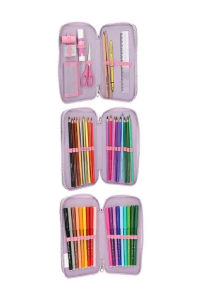 Kız Çocuk Ylvi Kalem Kutusu - Unicorn - Resim 3