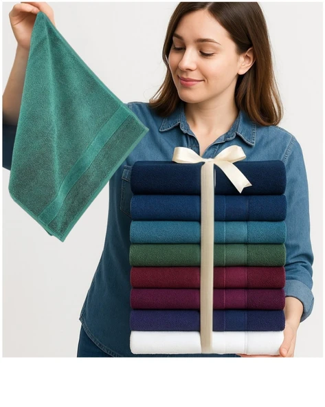 Özdilek Svv Border El Yüz Havlusu 10 Adet - Resim 4