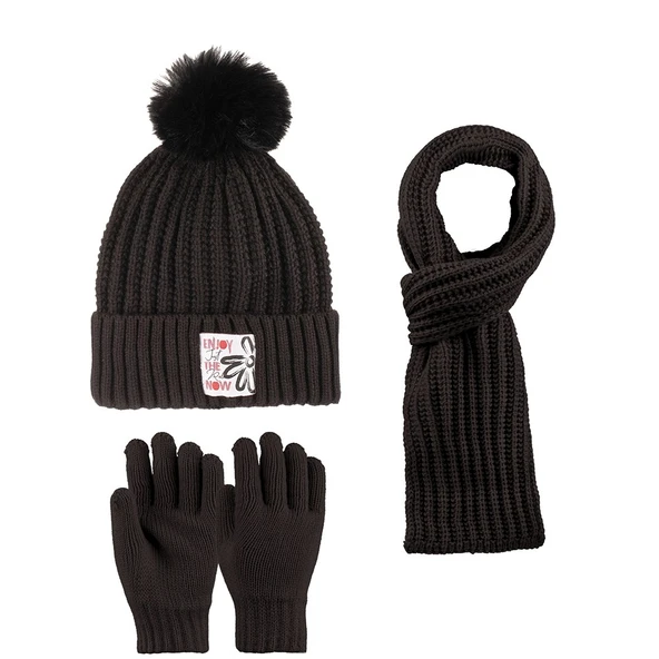 KİTTİ 28180-01 9-14 YAŞ ATKI BERE ELDİVVEN SET - Resim 2