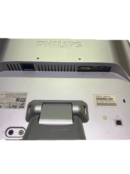 PHILIPS 190B 19 İNÇ KARE GRİ KASA 1280X1024  2 EL LCD MONİTÖR - Resim 5