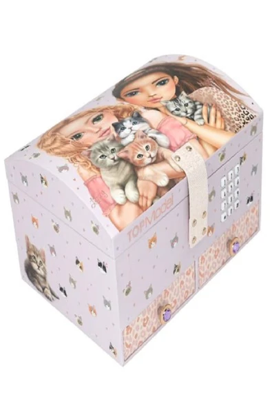 Kız Çocuk Mücevher Kutusu - Kilitli - Resim 3