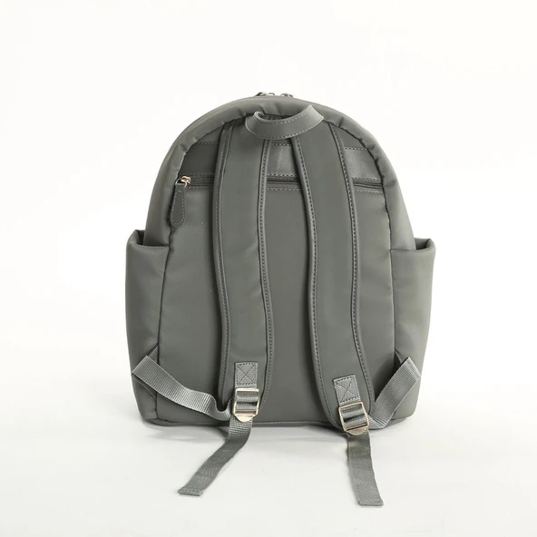 M&Y Diamond Anne Bebek Bakım Sırt Çantası 7345 Gri - Resim 2