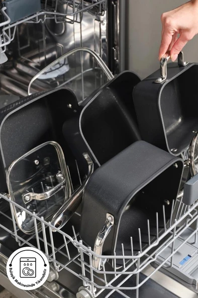 Biodiamond Quattro İndüksiyon Tabanlı 8 Parça Tencere Seti - 7