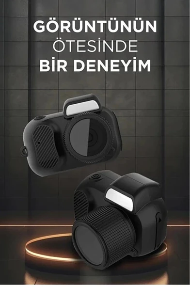 Mini Dijital Video Fotoğraf Makinesi Kamera Siyah CMR-37 - Resim 3