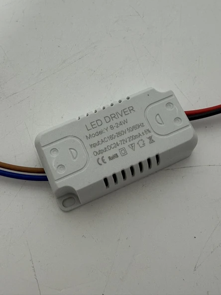 Y8-24W Led Driver DC24-72V 200mA - Resim 3