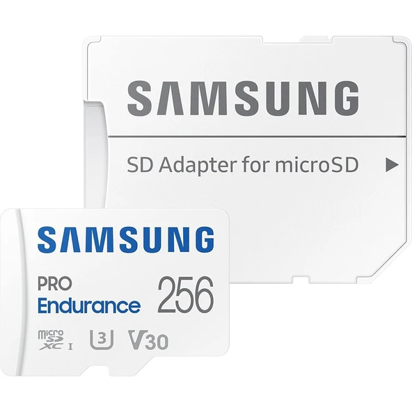 Samsung Pro Endurance MB-MJ256KA Class 10 UHS-I U3 V30 256 GB Micro SD Kart - Resim 2