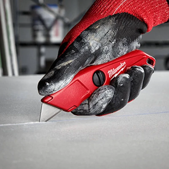 Milwaukee Fixed Blade Utility Knife Genel Amaçlı Sabit Maket Bıçağı 4932471361 - Resim 3