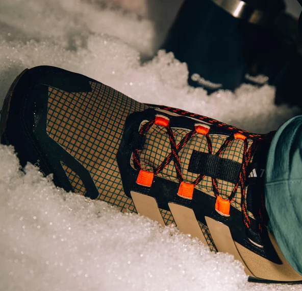 adidas Skychaser Ax5 Mıd Gtx Clım Erkek Outdoor Bot Bej JH7805 - Resim 4