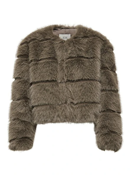 Only Jdy Ofelıa Faux Fur Kadın Ceket 15359349 - Resim 6