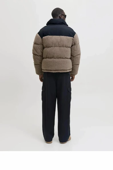 Jack Jones Flare Teddy Puffer Erkek Ceket 12286050 - Resim 2