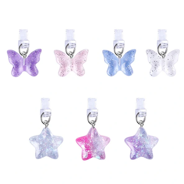 Zore Type-C Uyumlu Silikon Şarj Portu Tıpası 3'lü Set - Resim 7